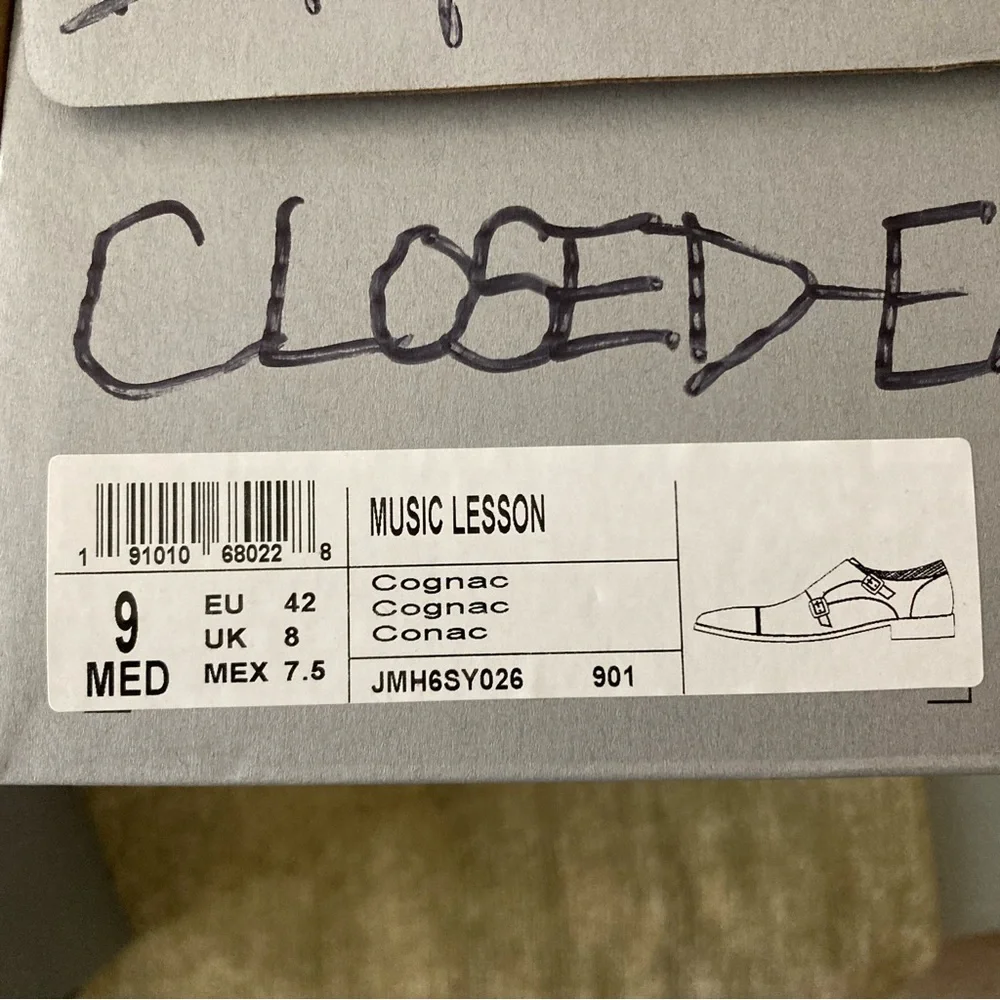 Unlisted Kenneth Cole Production Men's Music Lesson Slip-On Loafer Cognac - Picture 10 of 10